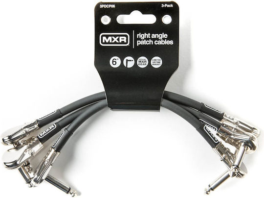 MXR Cable 6.3mm male - 6.3mm male 0.15m 3τμχ (3PDCP06)