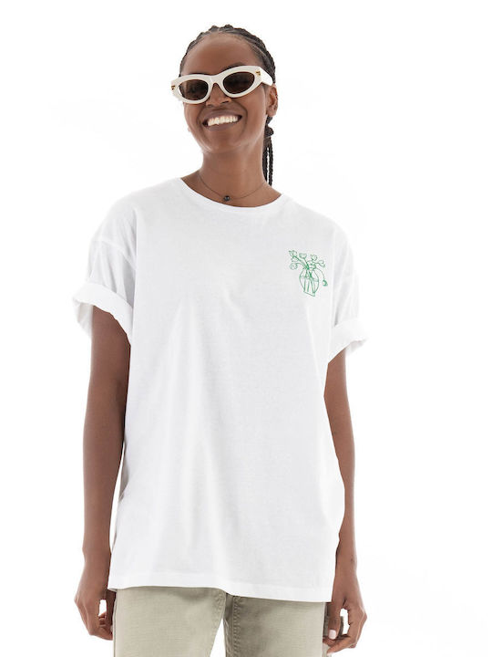 Jack & Jones Women's Athletic T-shirt White