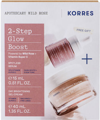 Korres Promo Wild Rose Wild Rose Day Brightening Gel-cream 40ml & Spotless Seum 15ml Cutie 2024