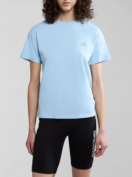 Napapijri S-nina Γυναικείο T-shirt Lightblue