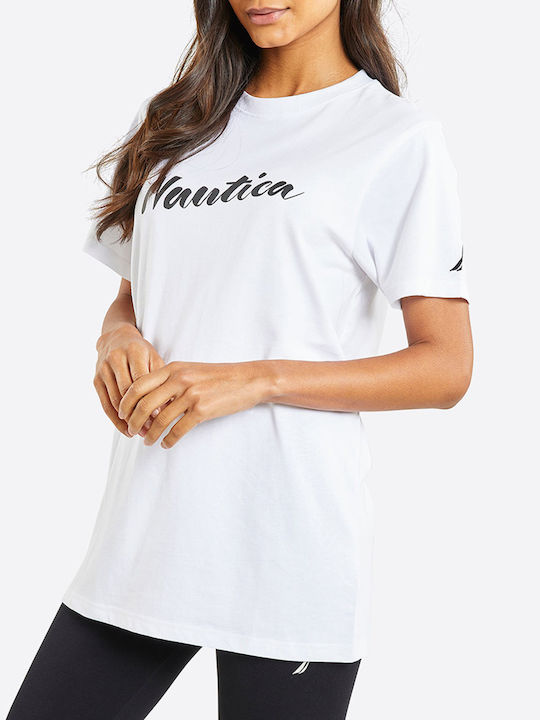 Nautica Women's Athletic T-shirt White