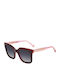 Carolina Herrera Women's Sunglasses with Burgundy Plastic Frame and Gray Gradient Lens HER 0249/G/S 0T5/9O