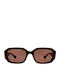 Gucci Damen Sonnenbrille mit Braun Schildkröte Kunststoff Gestell und Braun Linse GG1535S 002