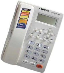 Leboss 6002 Corded Phone Office for Elderly White 060020_w