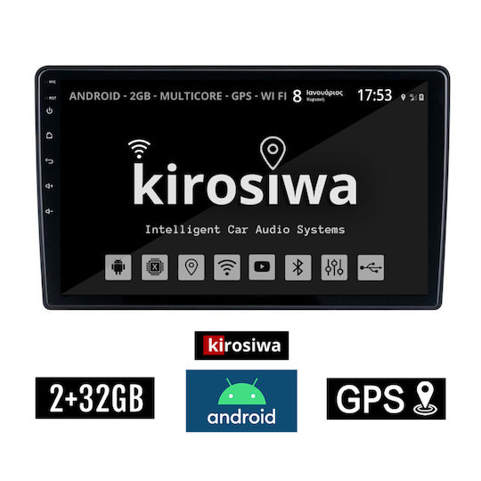 Ηχοσύστημα Αυτοκινήτου για Mercedes-Benz CLK Class W209 (1999 - 2004) (Bluetooth/USB/AUX/WiFi/GPS/Apple-Carplay/Android-Auto) με Οθόνη Αφής 9"