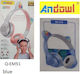 Andowl Q-em51 Ασύρματα / Ενσύρματα On Ear Ακουσ...