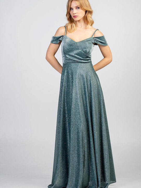 Bellino Maxi Evening Dress Green