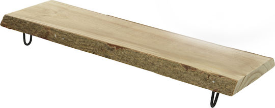Kaemingk Wooden Rectangular Serving Tray with Handles in Brown Color 22x70cm 552980-01 1pcs