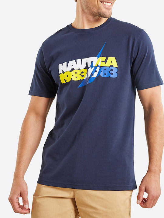 Nautica T-shirt Bărbătesc cu Mânecă Scurtă DarkBlue