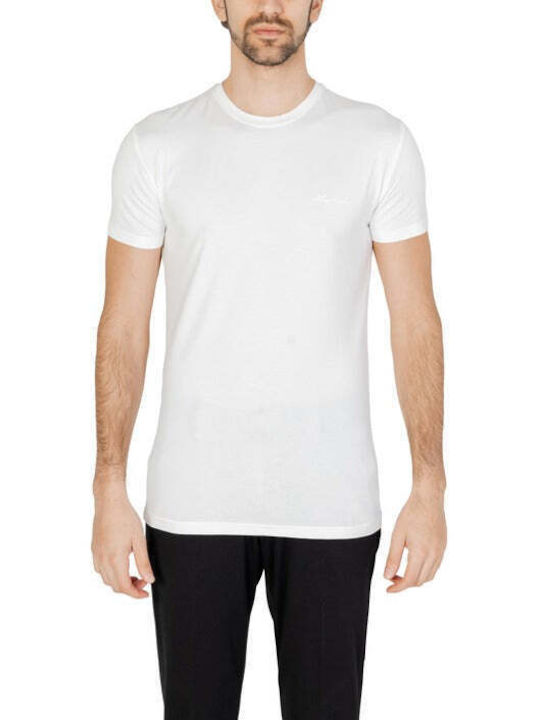 Antony Morato T-shirt Bărbătesc cu Mânecă Scurtă Alb