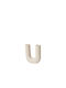 Broste Copenhagen Decorative Vase Beige 4.5x14.5x16cm