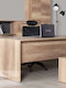 Бюро Nms520tt2 Дървено Сив 148x70x75см