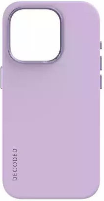Decoded Umschlag Rückseite Silikon Flieder (iPhone 15 Pro Max)