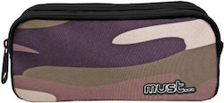 Must Team Pencil Case Barrel with 2 Compartment...