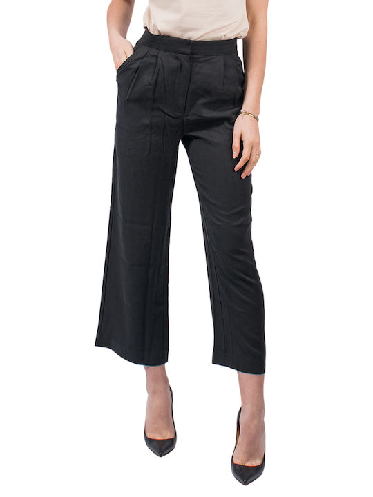 4tailors Women's Fabric Trousers Black