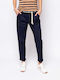 Heavy Tools Women's Fabric Trousers Navy