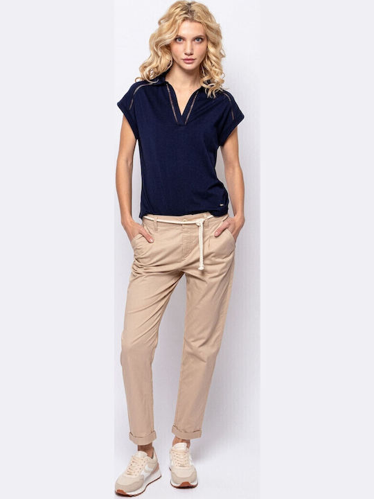 Dama Tesatura Pantaloni Bej