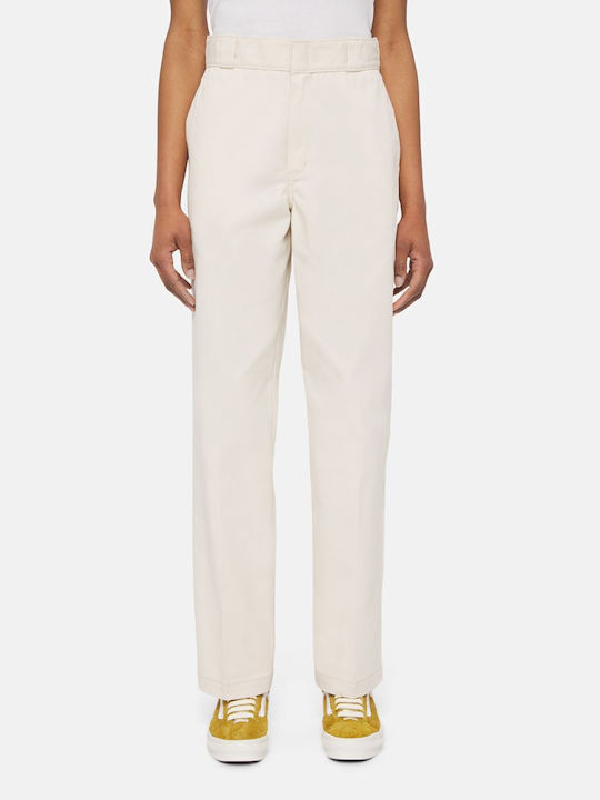 Dickies Women's Cotton Trousers in Regular Fit Whitecap Grey