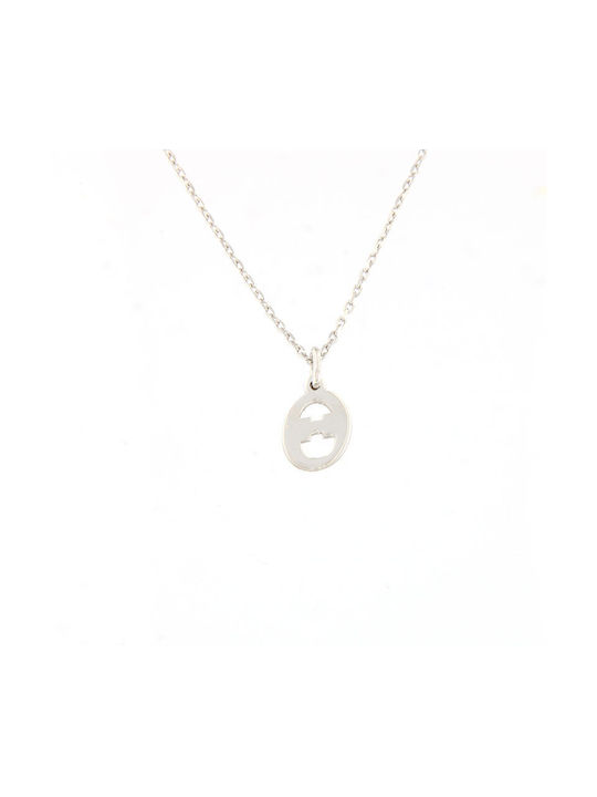 Women's Silver Monogram Silver Monogram I Chain 925