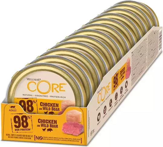 Wellness Hrana Pentru Pisici În Conservă Cu Pui Și Ton 12x85gr