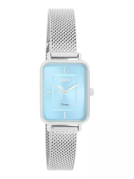 Oozoo Vintage Women's Watch with Silver Metal Bracelet