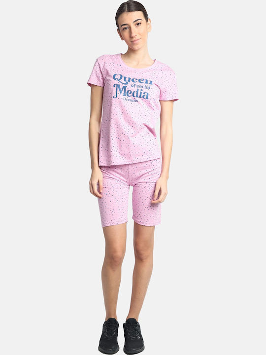 Dreams by Joyce Summer Women's Pyjama Set Pink