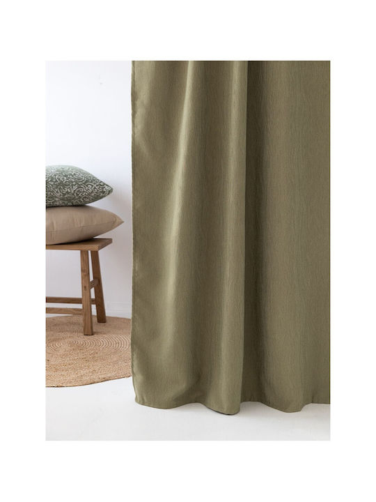 Palamaiki Vorhang mit Grommet Amy Beige 140x260cm