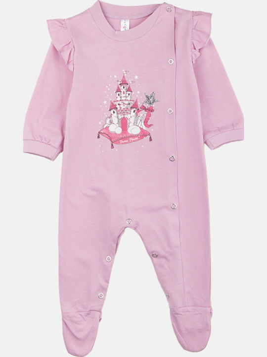 Joyce Magic Carpet Body pentru Bebeluși Mânecă lungă Lila (lilac)