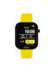 OPS! Objects Watch with Yellow Rubber Strap