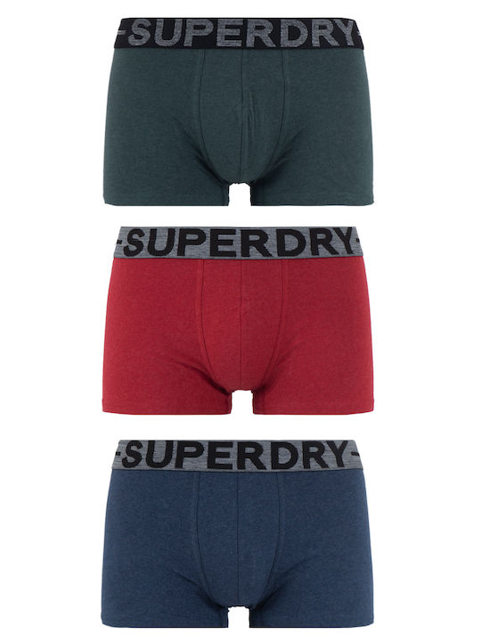 Superdry Men's Boxers D.INDIGO BLU MARL 3Pack