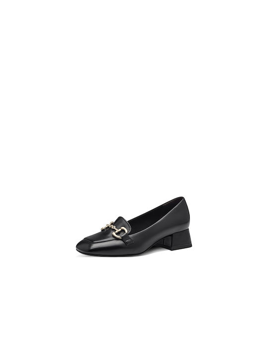 Tamaris Leather Black Low Heels