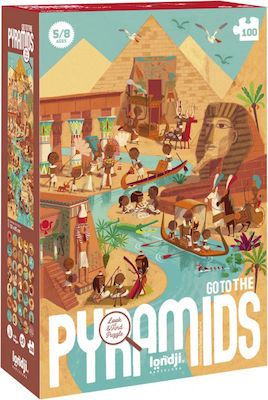 Puzzle pentru Copii Pyramids 100buc Londji