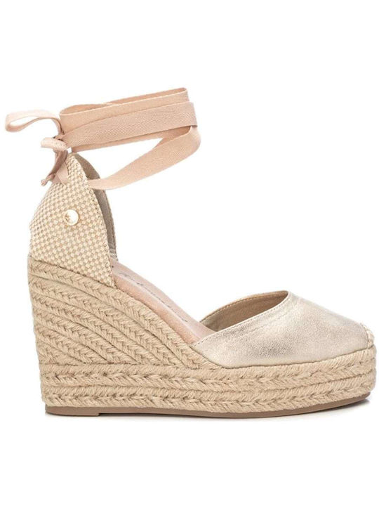 Xti Damenplattformen im Espadrilles-Stil Goldene