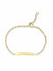 Ekan Bracelet Id made of Gold with Diamonds