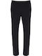 Open Leg Pant Παντελόνι Φόρμας χωρίς Λάστιχο Μαυρο