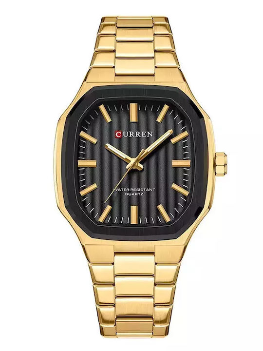 Curren Men's Watch 37mm Battery with Gold Metal...