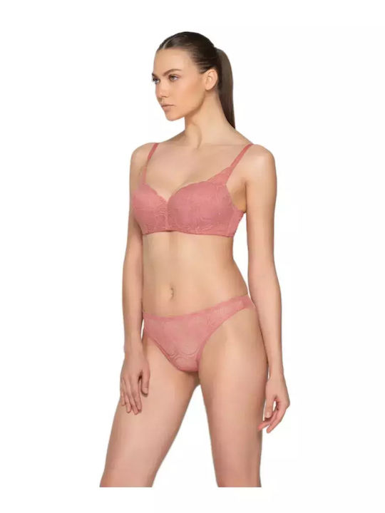 Luna Damen Brasilien mit Spitze Pink