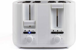 Livoo Toaster 2 Schlitze 1500W Weiß Livoo Toaster 2 Schlitze 1500W Weiß