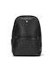 Mont Blanc Leather Backpack Black