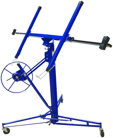 Geko Trockenbau-Hebebühne G02110 1,40m-3,50m Blau 68kg