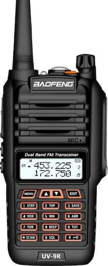Baofeng BF-UV9R Ασύρματος Πομποδέκτης UHF/VHF 10W με Μονόχρωμη Οθόνη