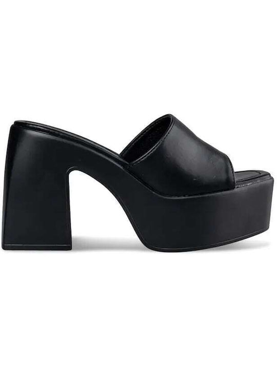 Envie Shoes Heel Mules Black