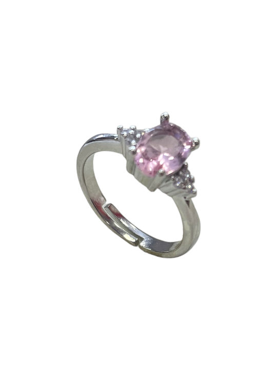 Ring Kupfer Bo1314 Silber Rosa