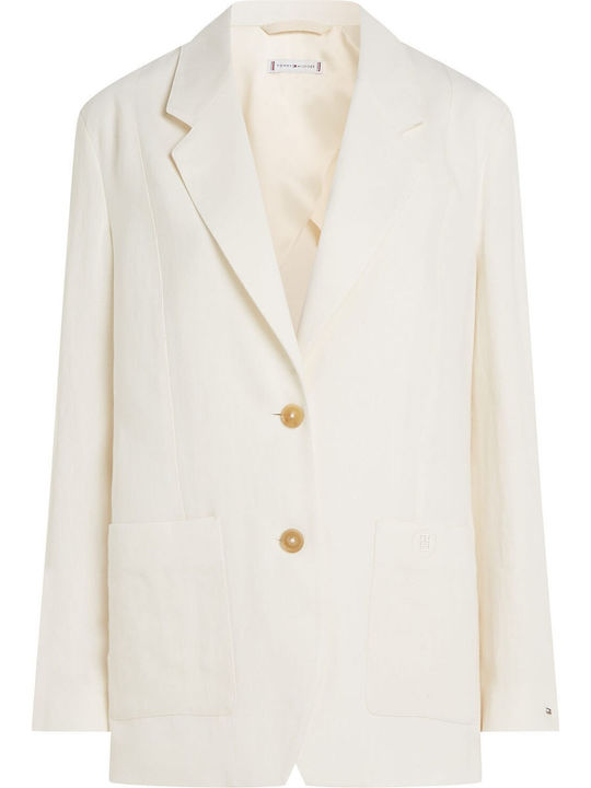 Tommy Hilfiger Women's Blazer Ecru