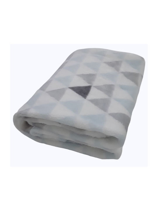 Kikka Boo Blanket Nursery Swaddling Blankets Blue Blue 80x70cm