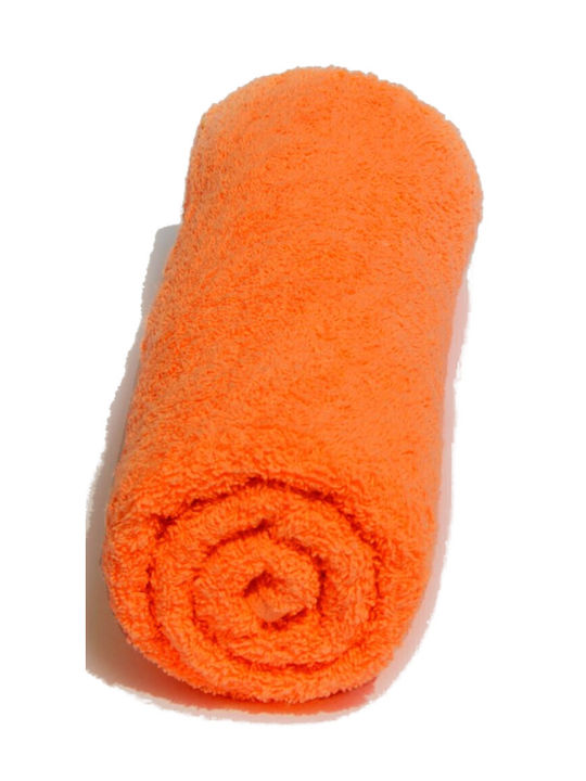 Carbotex Βρεφική Πετσέτα Προσώπου/Χεριών Orange