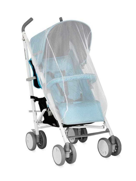 Lorelli Κουνουπιέρα Kinderwagen aus Tüll Weiß 82x52cm