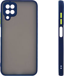 Sonique Color Button Bumper Silicone / Plastic Blue (Galaxy A12)