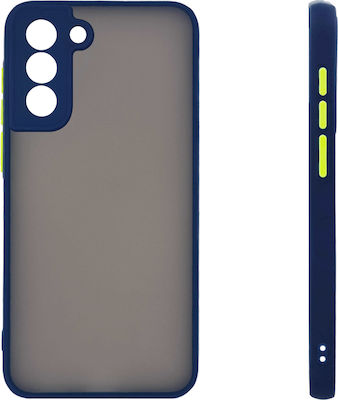 Sonique Color Button Bumper Silicone / Plastic Blue (Galaxy S21)