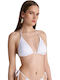Blu4u Triangle Bikini Top white